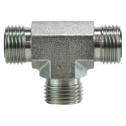 FS26032020 Union Tee, 1-1/4-in Male O-Ring Face Seal x 1-1/4-in Male O-Ring Face Seal x 1-1/4-in