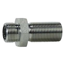 FS27002020 Bulkhead Union, 1-1/4-in Male O-Ring Face Seal x 1-1/4-in Male O-Ring Face Seal