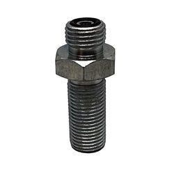FS270044 Bulkhead Union, 1/4 in MJIC x 1/4 in Male ORFS, Steel
