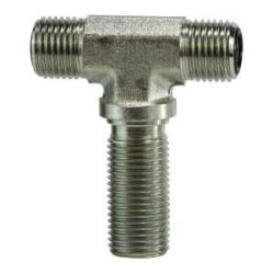 FS27038 Bulkhead Union Branch Tee, 1/2-in Male O-Ring Face Seal x 1/2-in Male O-Ring Face Seal