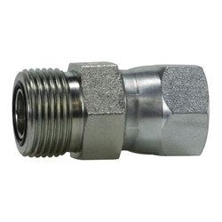 FS64021010 Swivel Adapter, 5/8 in Male ORFS x 5/8 in 37 deg Female JIC Flared Tube, Steel