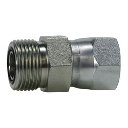 FS64021616 Adapter, 1-in Male O-Ring Face Seal x 1-in Female JIC Swivel, Steel