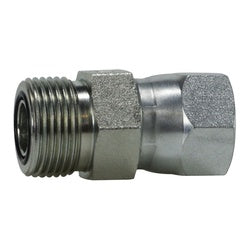FS640288 Swivel Adapter, 1/2 in Male ORFS x 1/2 in 37 deg Female JIC Flared Tube, Steel