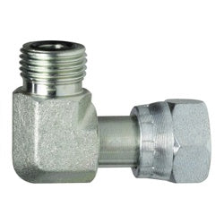 FS650088 90 deg Elbow, 13/16 in Male ORFS x 3/4-16 Female ORB, Steel