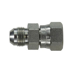 FS650488 Swivel Adapter, 1/2 in Male JIC 37 deg Flared x 1/2 in Female ORFS, Steel