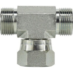 FS66001010 Branch Tee, 5/8-in Male O-Ring Face Seal x 5/8-in Male O-Ring Face Seal x 5/8-in, Steel