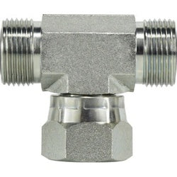 FS66001212 Branch Tee, 3/4-in Male O-Ring Face Seal x 3/4-in Male O-Ring Face Seal x 3/4-in, Steel