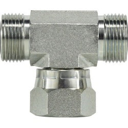 FS66001616 Branch Tee, 1-in Male O-Ring Face Seal x 1-in Male O-Ring Face Seal x 1-in, Steel