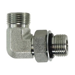FS68012020 90 deg Elbow, 1-1/4 in Face Seal x 1-1/4 in Male ORB, Steel