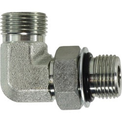 FS6801812 90 deg Elbow, 13/16 in Male ORFS x 1-1/16 in Male ORB, Steel