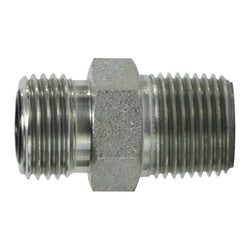 FSO240448 Adapter, 1/4-in Male O-Ring Face Seal x 1/2-in Male NPTF, Steel