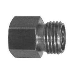 FSO4032424 Braze Tube Union, 1-1/2 in Braze x 2 in ORFS, Steel