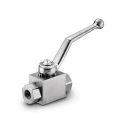GE204SAE High Pressure Ball Valve, 7/16 in Nominal, FPT x FPT, 2-Way -Port/Way, Steel Body