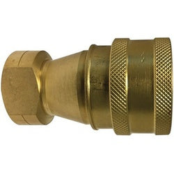 HNV14FB ISO-B Interchange Quick Disconnect Female Pipe Coupler, 1/4-in Body x 1/4-in Female NPT, Brass