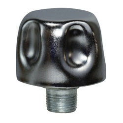 MB4006 Screw-On Air Breather, 3/8 in Nominal, MPT, Steel, Chrome-Plated