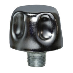 MB4008 Screw-On Air Breather, 1/2 in Nominal, MPT, Steel, Chrome-Plated
