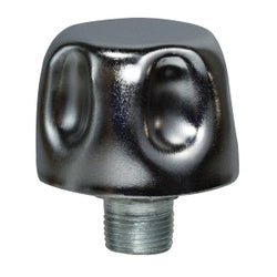 MB4012 Screw-On Air Breather, 3/4 in Nominal, MPT, Steel, Chrome-Plated