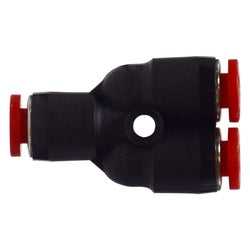 289PPC-12MM Push-to-Connect Union Wye, 12 mm Push-to-Connect x 12 mm Push-to-Connect x 12 mm Push-to-Connect, Composite