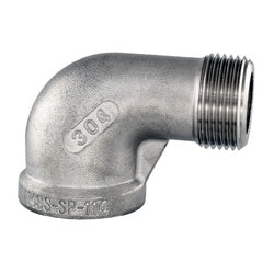 62170MS SP-114 90-deg Street Elbow, 2-1/2-in Male NPT x 2-1/2-in Female NPT, 304 Stainless Steel