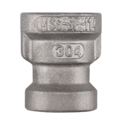 62465MS SP-114 Reducing Coupling, 4-in Female NPT x 2-1/2-in Female NPT, 304 Stainless Steel