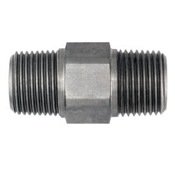 7030-08-08 Adapter, 1/2-in Male NPT x 1/2-in Male BSPT, Steel