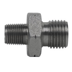 9020-08-08 Adapter, 1/2-in Male BSPP x 1/2-in Male BSPT, Steel