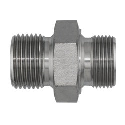 9025-08-20 Adapter, 1/2-in Male BSPP x M20 Male Metric, Steel