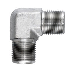 9222-06-06 90-deg Union Elbow, 3/8-in Male BSPP x 3/8-in Male BSPP, Steel