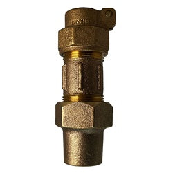9621212FLCTSLF Pack Joint Adapter, 3/4-in Pack Joint (CTS) x 3/4-in Flare, Lead-Free Bronze