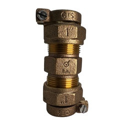 9623232LF Pack Joint Coupling, 2-in Pack Joint (CTS) x 2-in Pack Joint (CTS), Lead-Free Bronze