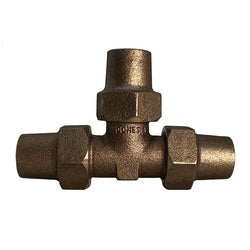 964161616FLLF Pack Joint Union Tee, 1-in Flare x 1-in Flare x 1-in Flare, Lead-Free Bronze