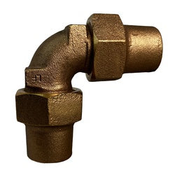 9651616FLLFBAG Union Elbow, 1-in Flare x 1-in Flare, Lead-Free Bronze