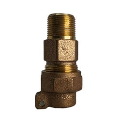 9681212LF Pack Joint Adapter, 3/4-in MIP x 3/4-in Pack Joint (CTS), Lead-Free Bronze