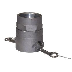 CGDSV-300-A Type D Cam and Groove Swivel Coupler, 3-in Female Cam x 3-in FNPT, Aluminum