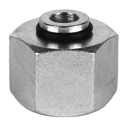 D0304-C-L28 Tube Cap, L28 Female Metric Swivel, Steel