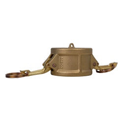 Economy Series E-CDC-200-B1 Dust Cap, 2-in Female Cam, Brass