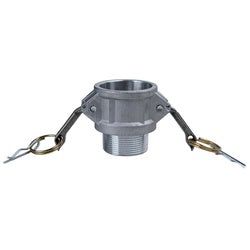 E-CGB-800-A1 Economy Series Type B Cam and Groove Coupler, 8-in Female Cam x 8-in Male NPT, Aluminum