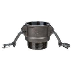 E-CGB-150-SS1 Economy Series Type B Cam and Groove Coupler, 1-1/2-in Female Cam x 1-1/2-in Male NPT, Stainless Steel