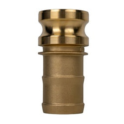 E-CGE-100-B1 Economy Series Type E Cam and Groove Adapter, 1-in Male Adapter x 1-in Hose Shank, Brass
