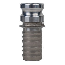 E-CGE-100-SS1 Economy Series Type E Cam and Groove Adapter, 1-in Male Adapter x 1-in Hose Shank, Stainless Steel