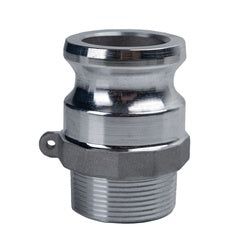 E-CGF-800-A1 Economy Series Type F Cam and Groove Adapter, 8-in Type F x 8-in Male NPT, Aluminum