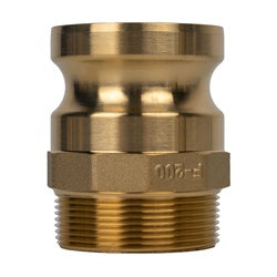 E-CGF-075-B1 Economy Series Type F Cam and Groove Adapter, 3/4-in Male Adapter x 3/4-in Male NPT, Brass