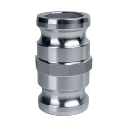 E-SA-200-A Economy Series Type AA Cam and Groove Spool Adapter, 2-in Male Adapter x 2-in Male Adapter, Aluminum
