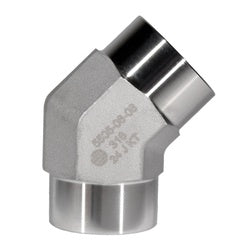 SS5505-04-04 45-deg Elbow, 1/4-in Female NPTF x 1/4-in Female NPTF, Stainless Steel