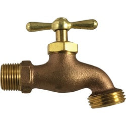942171LF Hose Bibb Valve, 3/4 in Nominal, MIP x GHT Connection