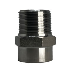 SSWO-04MP Weld Adapter, 1/4 in MNPT x 1/4 in Weld-On, Stainless Steel