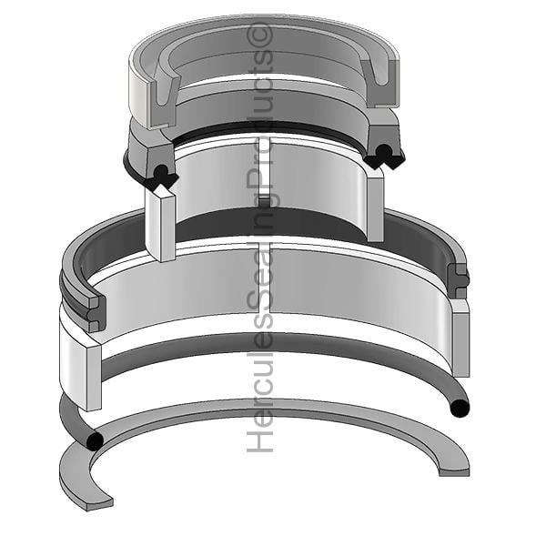 NH-86570933 New Holland Hydraulic Cylinder Seal Kit 1-1/2 _ 2-1/2