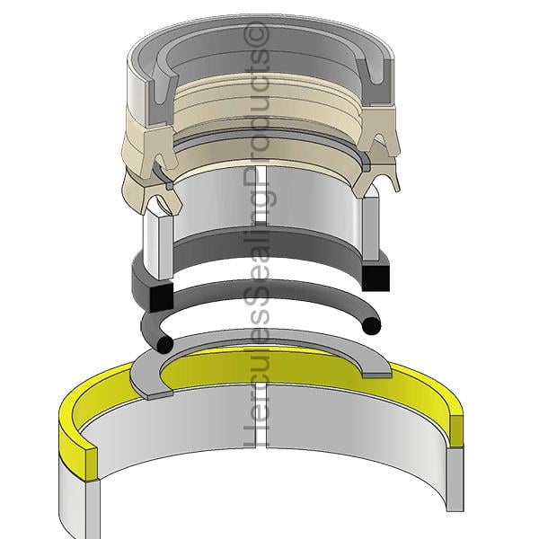 NH-87428628 New Holland Hydraulic Cylinder Seal Kit 2 _ 90 mm
