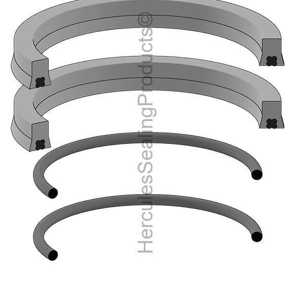 PKH-PK322HLLP1 Parker Hydraulic Piston Seal Kit 3-1/4