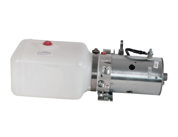 PU311 3-Way DC Power Unit-Metered Release Valve Horizontal 0.86 Gallon Poly Reservoir